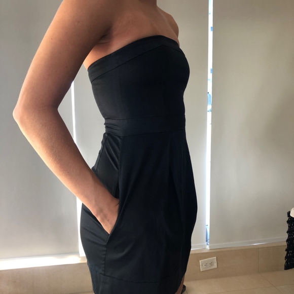 French Connection Strapless Black Dress - Picture 2 of 3